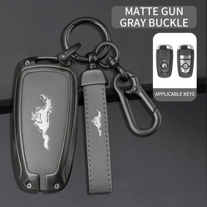 Zinc alloy Car Smart Key Case Cover Protector Shell Fob For Ford Fusion Mondeo Mustang Edge Expedition EXplorer F-150 F-250 F-35