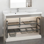 1 Set Multi-Use Kitchen Under Bathroom Sink Organizers - Expandable Cabinet Shelf Organizer Storage Rack