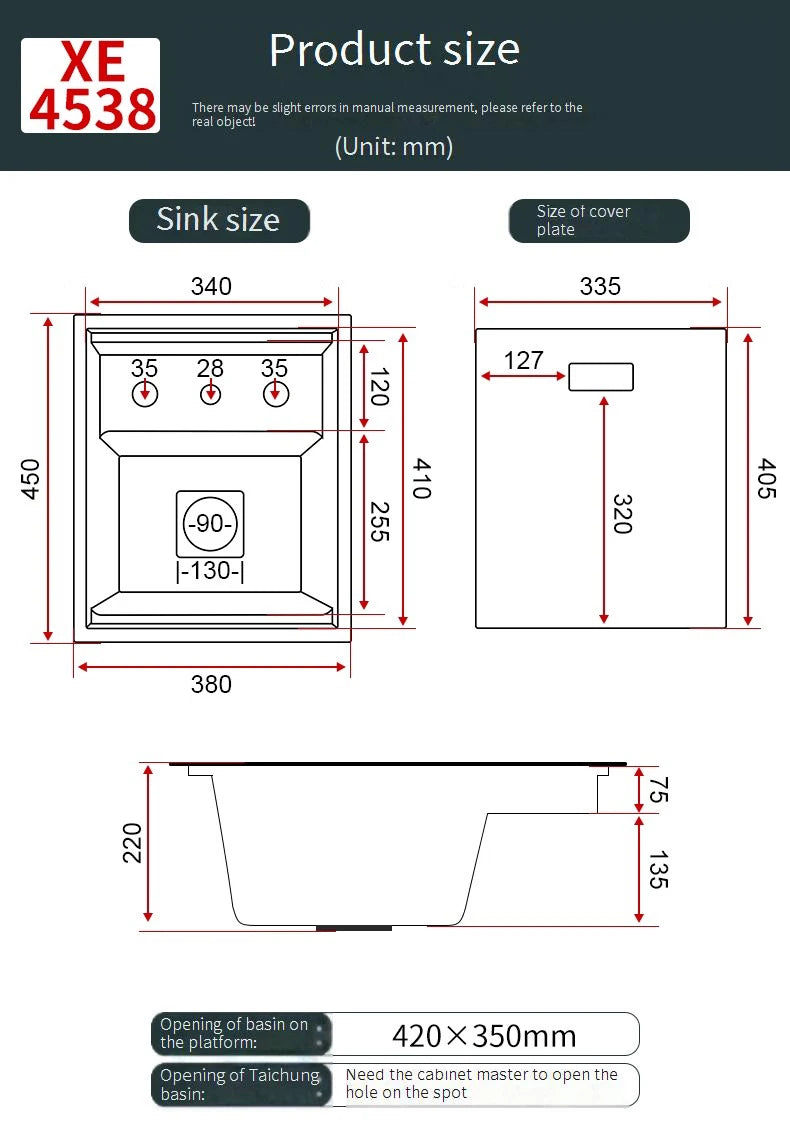 Hidden Bar Sinks Cup Washer 304  Stainless Steel Kitchen Sink Small Silver Single Slot With Lid Bar Balcony Wash Basin