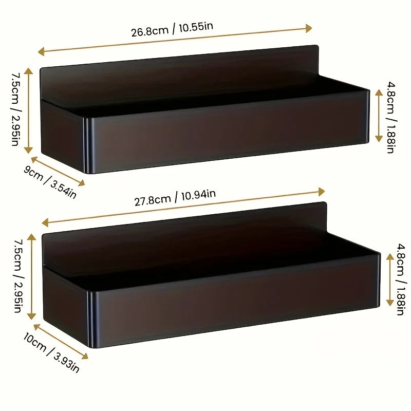 Magnetic Refrigerator Side Hanging Storage Rack, Kitchen Seasoning Storage, Kitchenware Storage, Washing Machine Side Storage