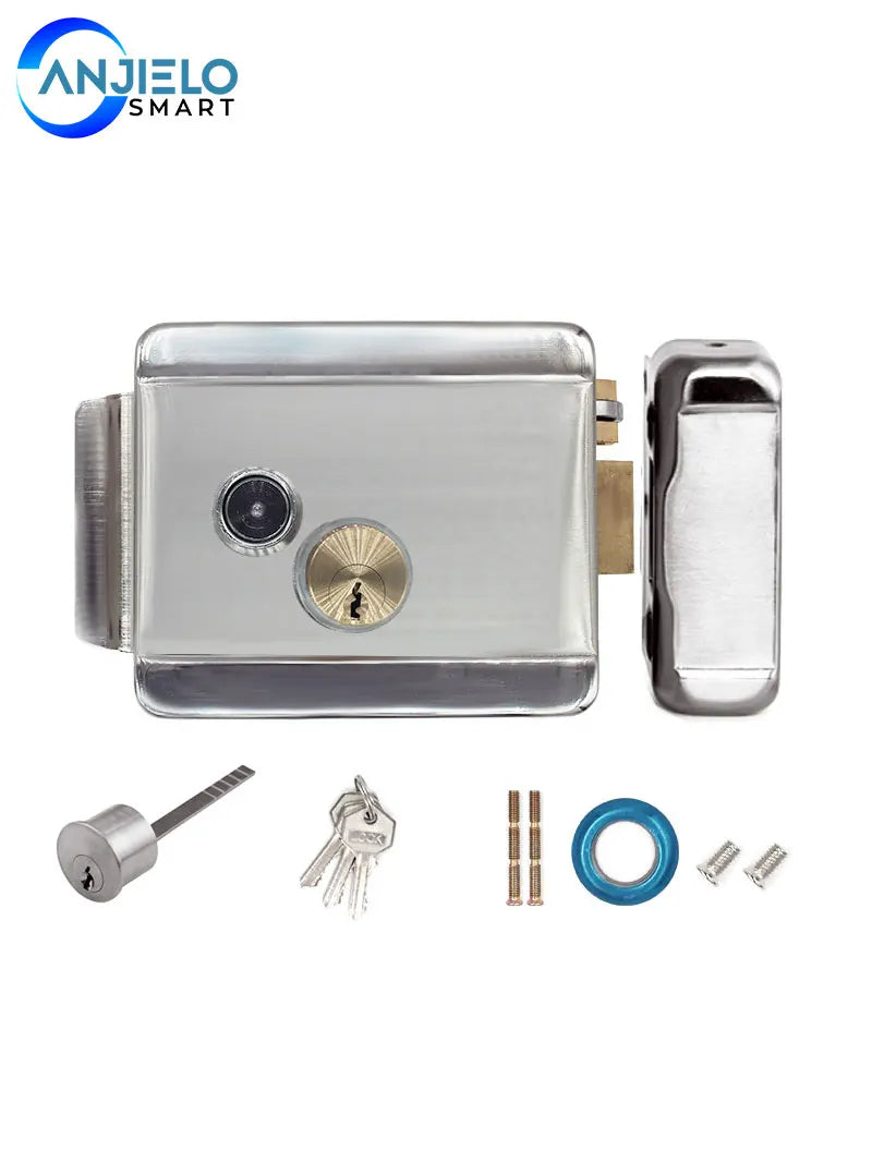 Metal Electronic Control Door Lock with Video Intercom Support for Gates