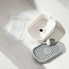 Manual Liquid Soap Dispenser Dish Soap Dispenser with Sponge Holder Press Type Cleaning Liquid Container Kitchen Accessories