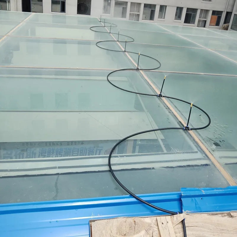 5-20M Universal Atomization Sprinkler Automatic Watering Kits 5M/10M with 20cm Rotating Copper Nozzle Balcony Rainforest Spray