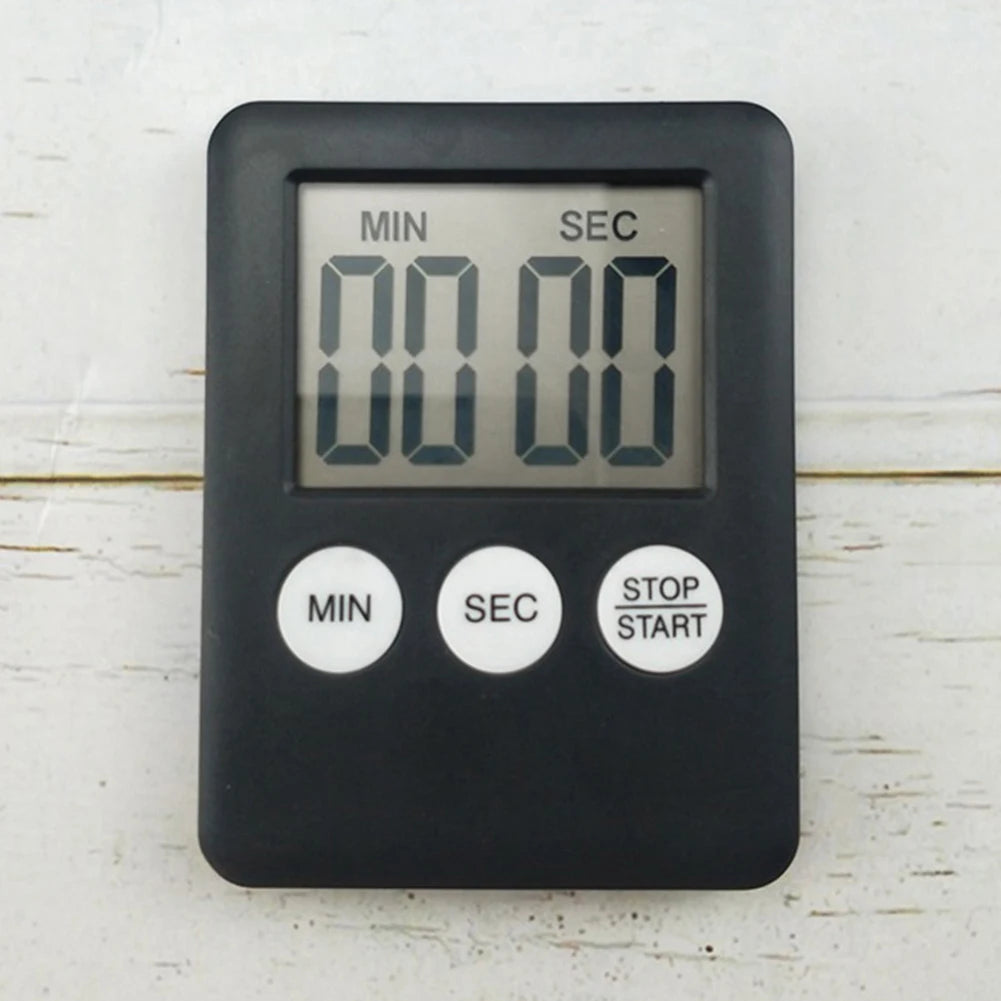 Digital Electronic Timer Stopwatch Multi-Function Sports Timers LCD Display Magnetic for Sports Exercise Baking Cooking