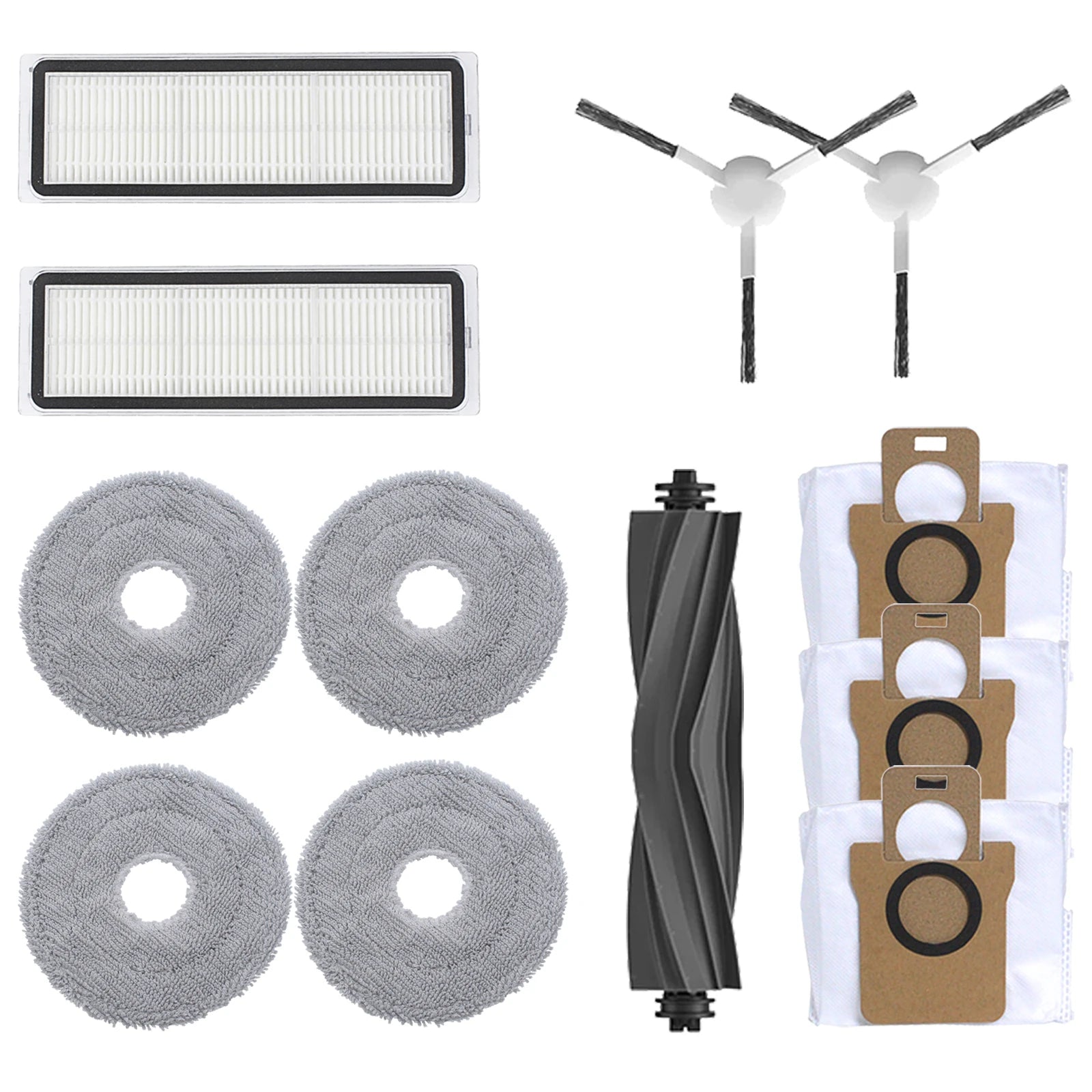 Original Dreame L10s Ultra Accessories, roller brush, Filter, Dust bag, mop cloth, Side brush,for XIAOMI X10+,X20+