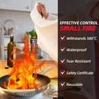 Emergency Fire Blanket Fire Extinguisher Blanket Fire Suppression Fabric Flame Retardant Towel Flame Safety Cloth for Grill Car