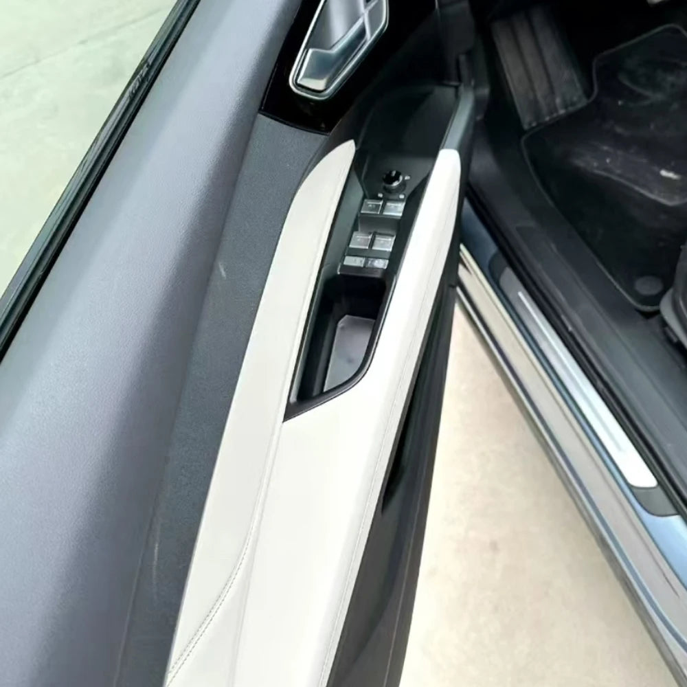 2Pcs/Set front door For Audi Q4 E-Tron 2019 -2025 Armrest Container Door Storage Box Handle Case Accessories