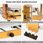 CNC3018pro Machine 500W All-Metal CNC Router Machine 3 Axis Limit Switches & Emergency-Stop with GRBL Offline Control