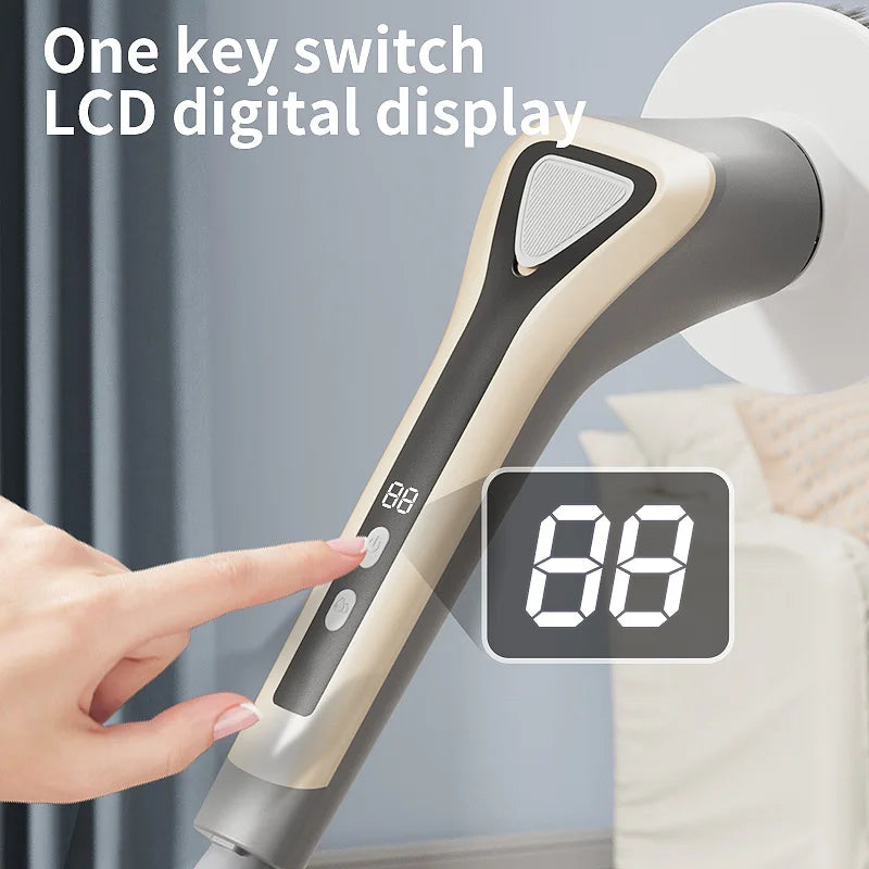 Electric Cleaning Brush Cordless Handheld Shower Scrubber Spin Cleaner Multifunctional Cleaner with 7PCS Heads Bathroom Kitchen