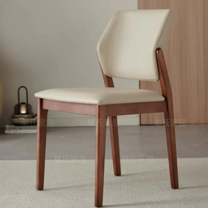 Single Kitchen Waiting Room Dining Chairs Gaming Elegant Soft Minimalist Dining Chair Elegant Accent Comfortable Home Furniture