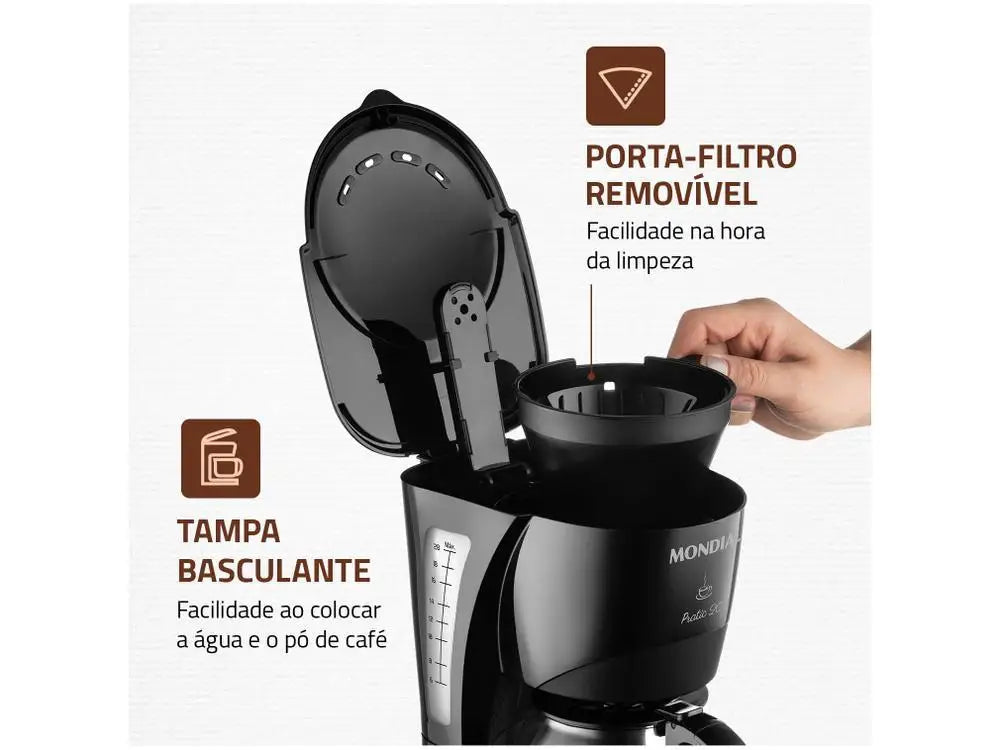Electric Coffee maker Mondial Pratic 20 CN-01-20X - 220V