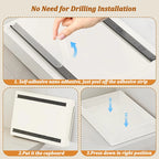 Kitchen Storage Box with Sliding Rail Pull-out Cabinet Storage Rack Spice Pantry Shelves Drawer Kitchen Organizer Basket