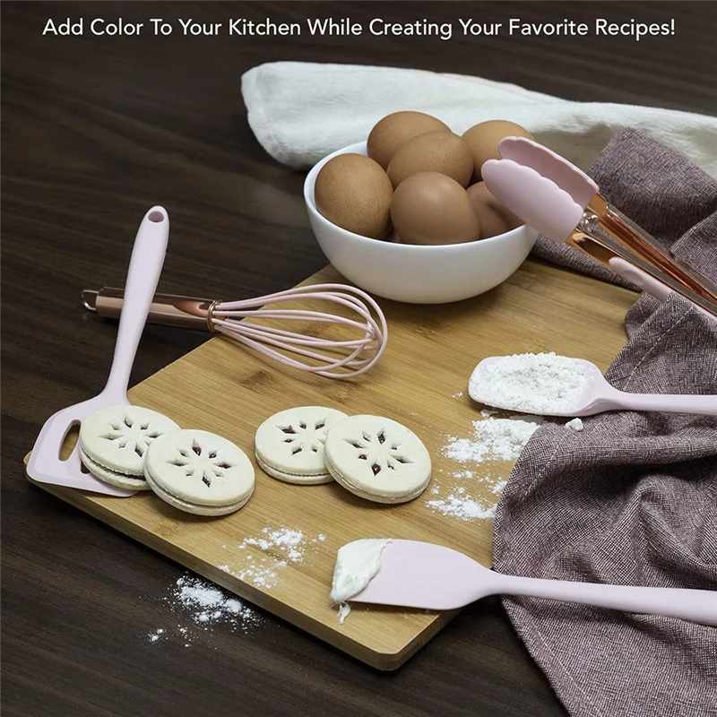 KYCOR-Silicone Cooking Utensils Kitchen Utensil Set Silicone Kitchen Utensils Cooking Utensils For Nonstick Cookware