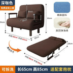 Modern folding sofa bed apartment small apartment simple single and double folding sofa with armrest