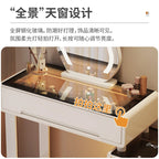 Small apartment dresser bedroom 60CM modern cream style master chest makeup table hairstyle bedroom Drawers for clothes luxury