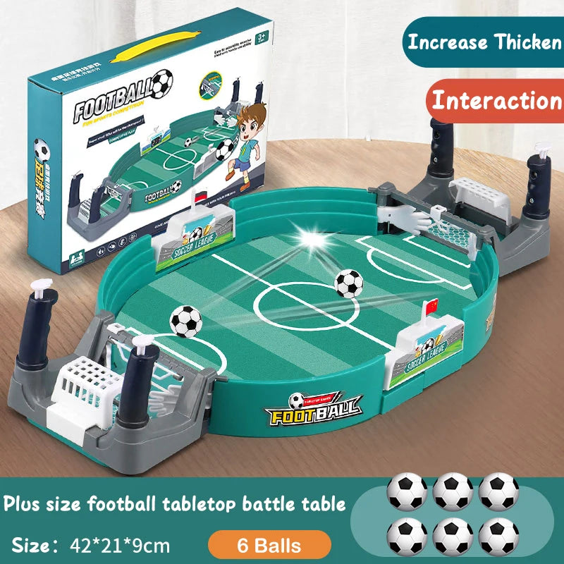 Portable Soccer Table - Desktop Foosball Board Game for Kids, Boys & Family Parties | AlluCanFind