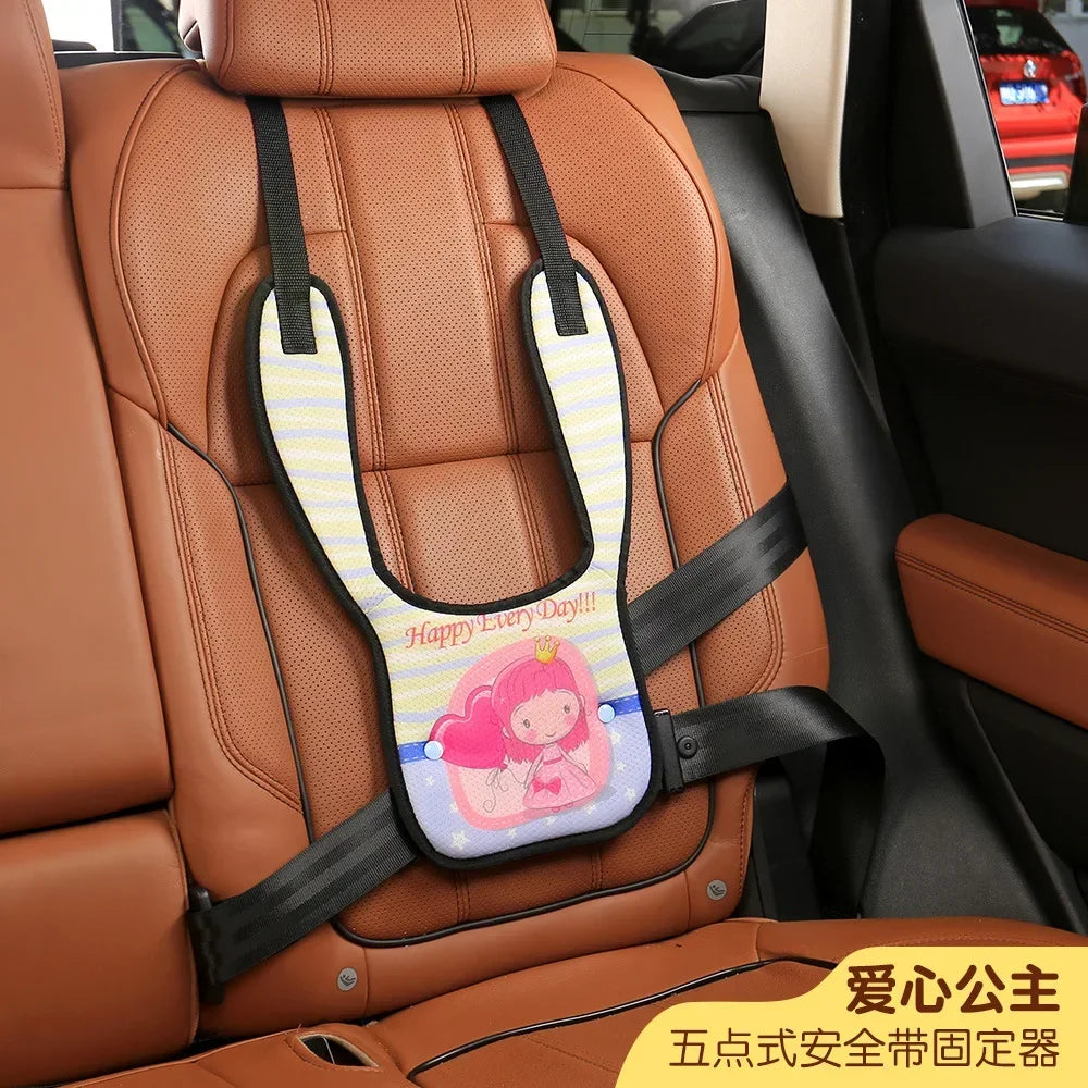 Adjustable Child Seat Belt Retainer Strangulation Neck Shoulder Cover Simple and Convenient Shoulder Cover for Car Safety Seat