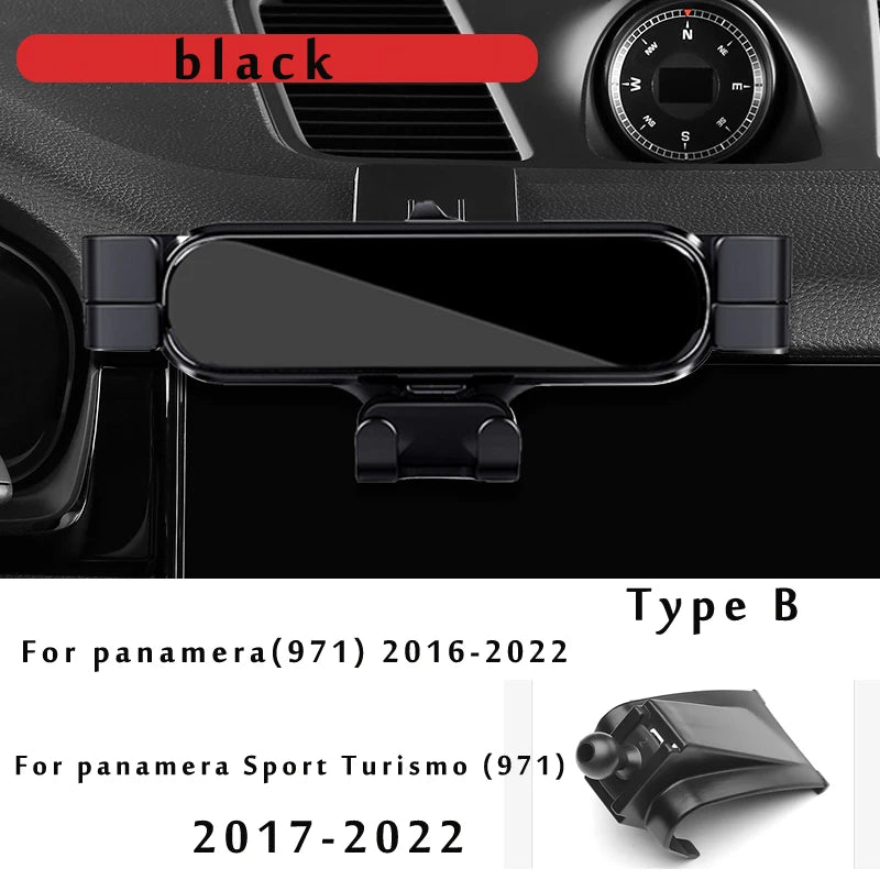 Car Phone Mount Holder For Porsche 718 Boxster Spyder 982 Panamera 971 Macan 95b Cayenne 92A Coupe 9YB Interior Accessories