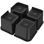 4Pcs Heavy Furniture Foot Non-Slip Bed Risers Household Heightening Feet Support 5000 lbs Sofa Tables Bed Furniture Accessories