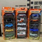 [Genuine]Matchbox Original Five Car Set Die Casting Alloy Toy Model Track Car Collection Decoration Surprise Gifts Play Vehicles