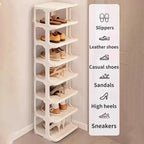 6/9 Layers Stackable Shoe Rack Simple Standing Storage Racks Household Wall Corner Shelves Dormitory Removable Shoe Organizers