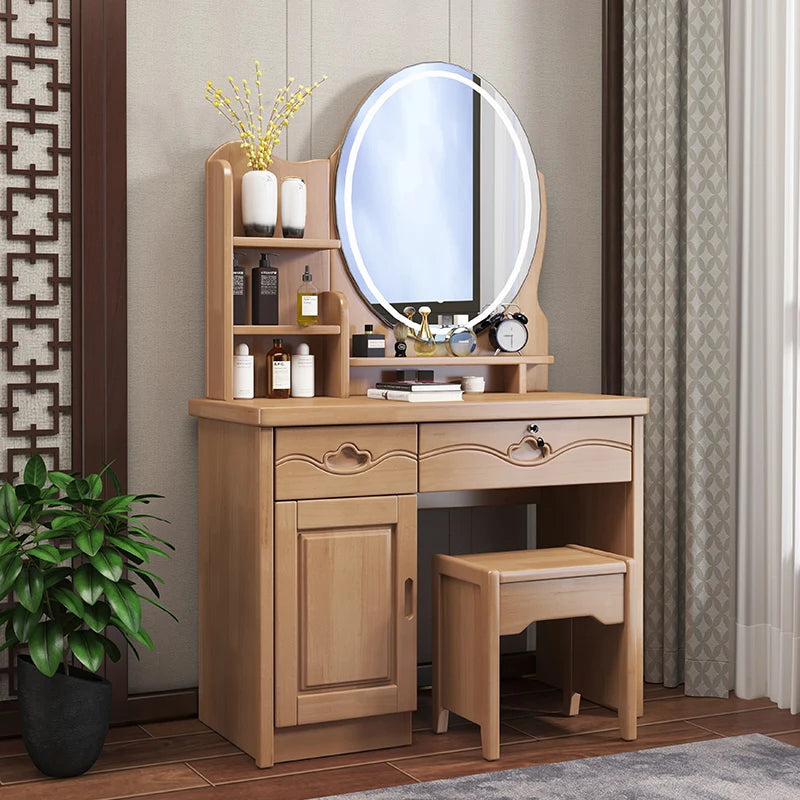 Wood Brown Box Dresser Eithe Bedroom Girl Nordic Women Living Room Dressing Table Storage Hotel Comoda Pra Quarto Furniture