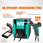Pro'sKit SS-331H Desoldering station LCD Digital Electric Soldering Suction Pump High Power Strong Auto Sleep Vacuum Solder Gun