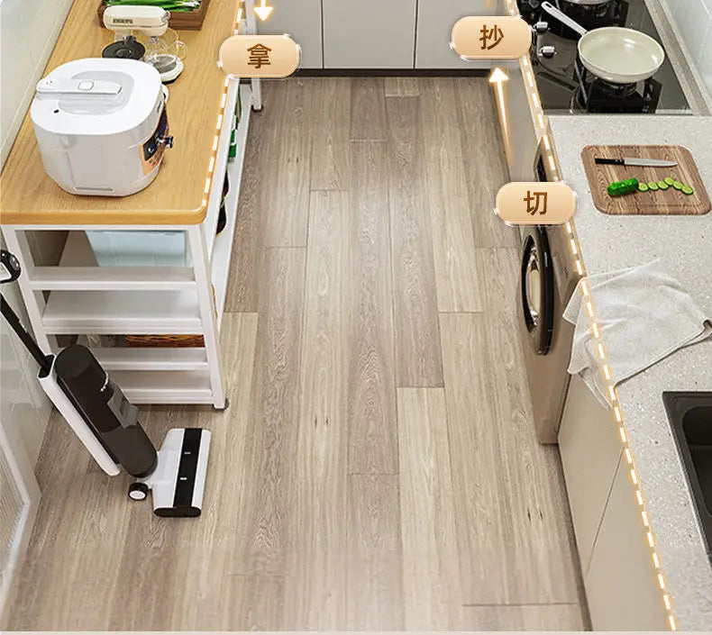 Kitchen Shelves Floor To Ceiling Multi Layer Household Multi Functional Storage Shelves Microwave Oven Storage Shelves