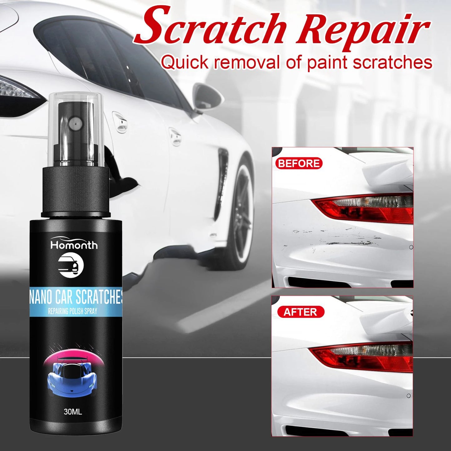 Scratch Repair Spray Car Remove Paint Scratch Refurbishment Clean Repair Maintenance Brightening Care Paint Spray