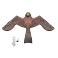 Emulation Flying Hawk Kite Bird Scarer Drive Kite Bird Repellent for Garden Scarecrow Yard Bird Repeller Farm Decor No stick
