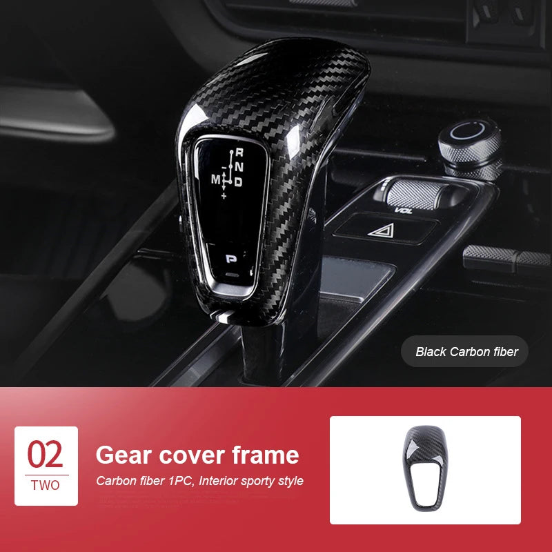 For Porsche Cayenne 2018 2019 2020 2021 2022 2023 2024 Real Carbon Fiber Car Central Control Complete Interior Decoration Frame