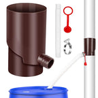 Rain Water Catching System Weatherproof Downspout Rain Barrel Kit Portable Rain Barrels To Collect Rainwater From Gutter For Car