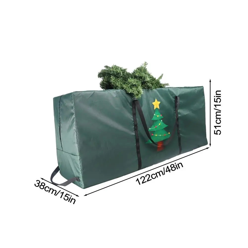 Foldable christmas tree bag 210 cm 180cm Waterproof christmas tree storage cover Large Capacity Storage Camping Home Storage
