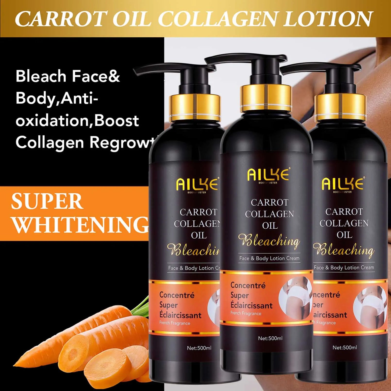 AILKE Collagen 5-in-1 Skin Care Kit - Face & Body