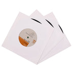20/40Pcs 7 Inch Vinyl Record Protective Inner Sleeves ACID FREE White Kraft Paper Vinyl EP Container With Hole EP Storage Bags