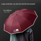 BMW M Series Automatic Folding Reflective Car Sunshade Umbrella