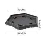 Rectangular Flowerpots Plastic Bonsai Plants Pot Square for Flower Balcony Garden Yard Landscape Bonsai Pot Trays Home Decor