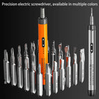 Multifunctional Precision Electric Screwdriver,Silent, Durable, Long-lasting,Rechargeable,High Torque Household Maintenance Tool