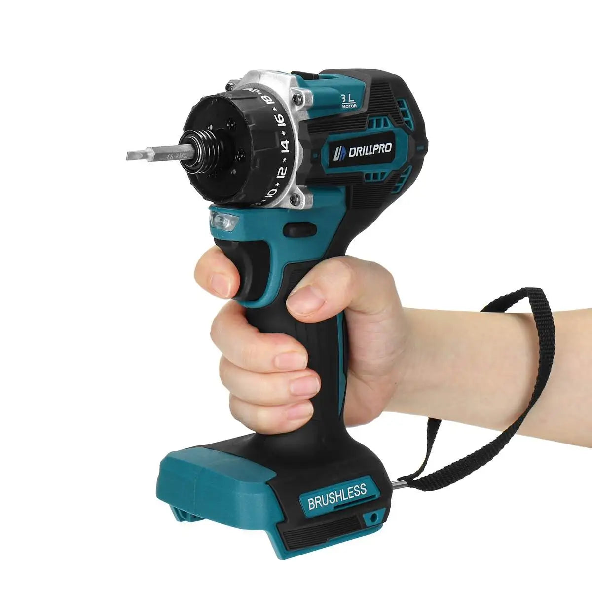 20+1 Torque 1/4inch Brushless Electric Screwdriver 280N.m Cordless Electric Drill Power Tool For Makita 18V Battery by Drillpro