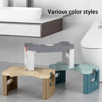 Bathroom Squatty Potty Toilet Stool Foldable Toilet Foot Stand Stool  Nonslip for Children Pregnant Woman Seat Elderly