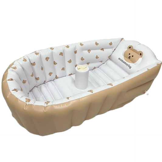 Foldable Baby Inflatable Learning Seat & Bath Basin