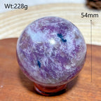 Healing Natural Crystals Unicorn Stone Pink Tourmaline Sphere Polished Gemstones Ball Home Decorations Room Decor Gift