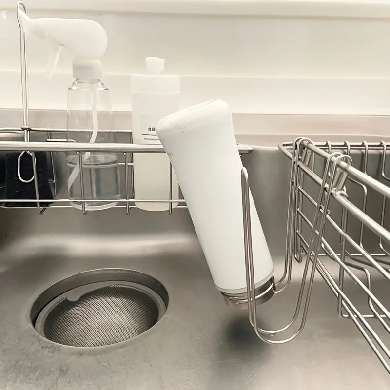 Kitchen Storage rack Hanging Cup Drying Rack for Water Bottles Coffee Mugs  Storage with Hooks Space Saving Bathroom Organizer