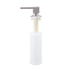 Kitchen Sink Liquid Soap Pump Dispenser Nickle Golden Lotion Holder Pump 360° Head Silicone Tube Kit Under Deck Counter Tool