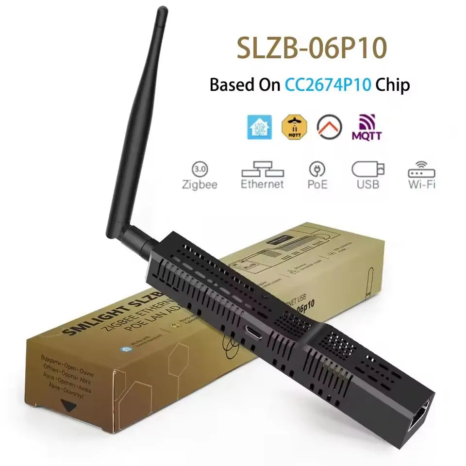 SLZB-06/M/P7 SMLIGHT Zigbee 3.0 to Ethernet,USB,and WiFi gateway coordinator with PoE,works with Zigbee2MQTT,Home Assistant,ZHA