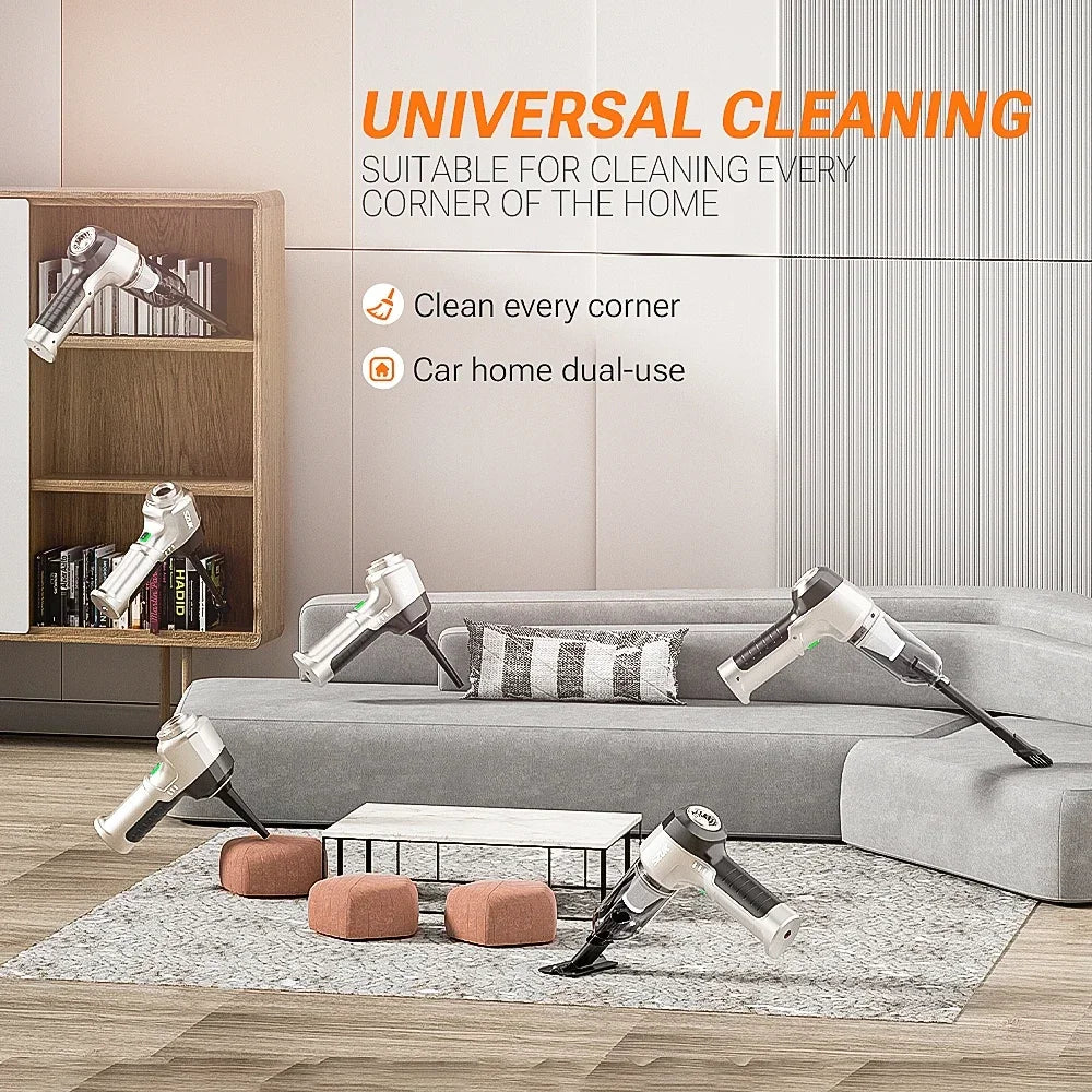 SZUK High Pressure Car Vacuum Cleaner Portable Handheld Mini Vacuum Cleaner Cordless Strong Suction Car Cleaner Home Appliance