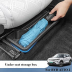 For BYD ATTO 2 Under-seat hidden Storage Armrest Box Co Pilot Center Console Storage Box Modified Car Modification Accessories