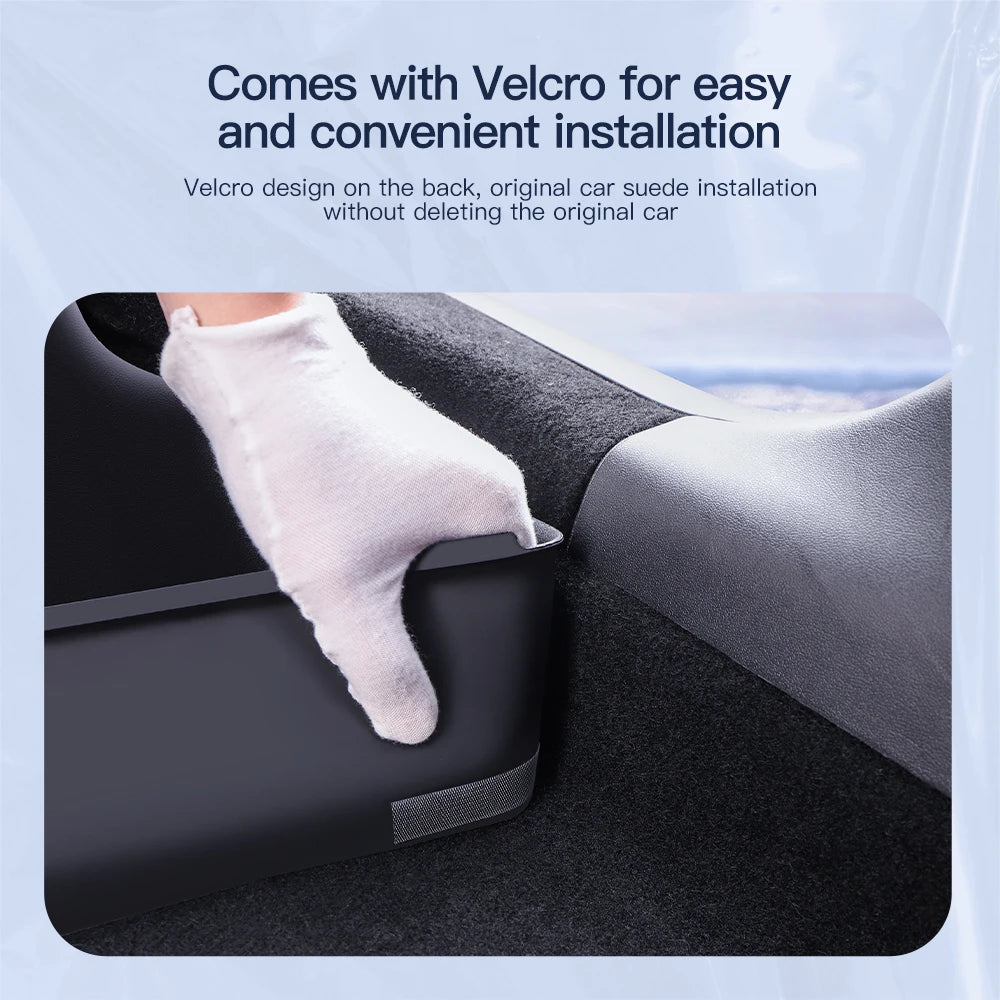 YZ For Tesla Model Y/3 Juniper 2021-2025 Rear Seat Lower Anti-kick Pad Protective Mat Electric Vehicle Protective Accessories