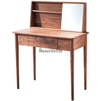 FG11North American black walnut dresser new Chinese solid wood tall makeup table storage integrated