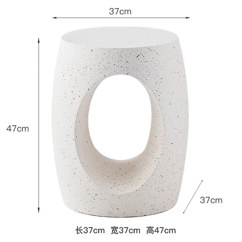 Nordic Designer Side Table B&B Small Round Table Creative Small Coffee Table Ins Internet Celebrity Cream Style Sofa Side Table
